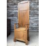 Unusual Arts & Crafts Solid Oak Hall Seat