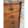 Antique Victorian Mahogany Chest Of Drawers