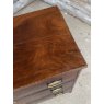 Regency Herring Bone Banded Mahogany Chest Of Drawers