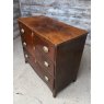 Regency Herring Bone Banded Mahogany Chest Of Drawers