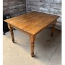 Antique Victorian Farmhouse Pine Dining Table