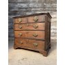 Antique Georgian Country Oak Chest Of Drawers c1720