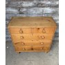 Antique Farmhouse Pine Chest Of Drawers