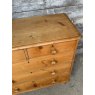 Antique Farmhouse Pine Chest Of Drawers