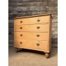 Beautiful 19th Century Stripped Pine Chest Of Drawers