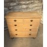 Beautiful 19th Century Stripped Pine Chest Of Drawers