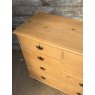 Beautiful 19th Century Stripped Pine Chest Of Drawers