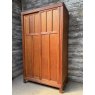 Vintage 1940's Mid Century Teak Veneer Wardrobe
