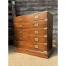 Unusual Antique Small English Campaign Chest