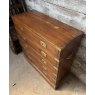 Unusual Antique Small English Campaign Chest