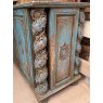 Massive Vintage Indian Carved Hardwood Sideboard