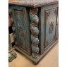 Massive Vintage Indian Carved Hardwood Sideboard
