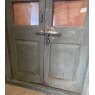Vintage Indian Teak Glazed Double Doors