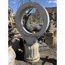 Reclaimed Carved Marble Solstice Circle