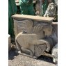 Fabulous Hand Carved Stone Pegasus Table Supports