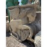 Fabulous Hand Carved Stone Pegasus Table Supports