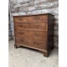 Antique Victorian Two Section Oak Chest Of Drawers