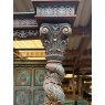 Magnificent Indian Carved Hardwood Four Poster Bed