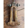 Antique Arts & Crafts Hammered Brass Door Knocker