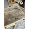 Vintage Rustic Elm Two Drawers Side Table