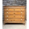 Antique 19th Century Marble Topped Chest Of Drawers