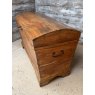 19th Century Large Domed Fruitwood Chest