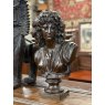 A Small Patinated Bronze Of Dionysus