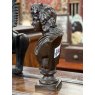 A Small Patinated Bronze Of Dionysus