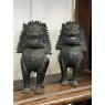 Fine Quality Vintage Thai Bronze Lions