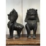 Fine Quality Vintage Thai Bronze Lions