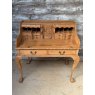 18th Century Style Carved Pine Desk