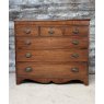 19thC Mahogany Chest of Drawers With Inlay