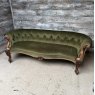 Antique 19thC Carved Mahogany Sofa