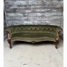 Antique 19thC Carved Mahogany Sofa