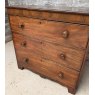 A Small 19thC Mahogany Chest Of Drawers