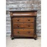 An Unusual 19thC Mahogany Chest Of Drawers