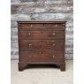 A Small 19thC English Oak Chest Of Drawers