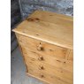 An Antique Farmhouse Pine Chest Of Drawers