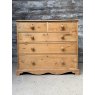 An Antique Farmhouse Pine Chest Of Drawers