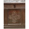 Antique Carved 18thC English Oak Coffer