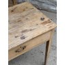 Charming Antique Limed Pine Side Table