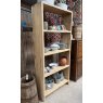 Handmade Rustic Elm Bookcase