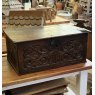 Antique George II Carved Oak Box