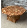 Vintage Art Deco Style Marble Coffee Table