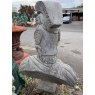 Hand Carved Natural Stone Bust Of A Greek