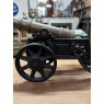 Antique Cast Brass & Iron Model Cannon