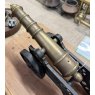Antique Cast Brass & Iron Model Cannon