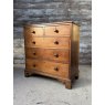 Antique Victorian English Oak Chest Of Drawers