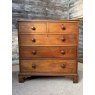 Antique Victorian English Oak Chest Of Drawers