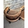 Antique Victorian Mahogany "Loveseat" Chair c1870